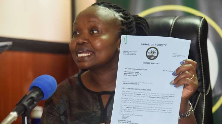 Nairobi CECM Vesca Kangogo Probed By EACC Over 1B Stadia Scandal