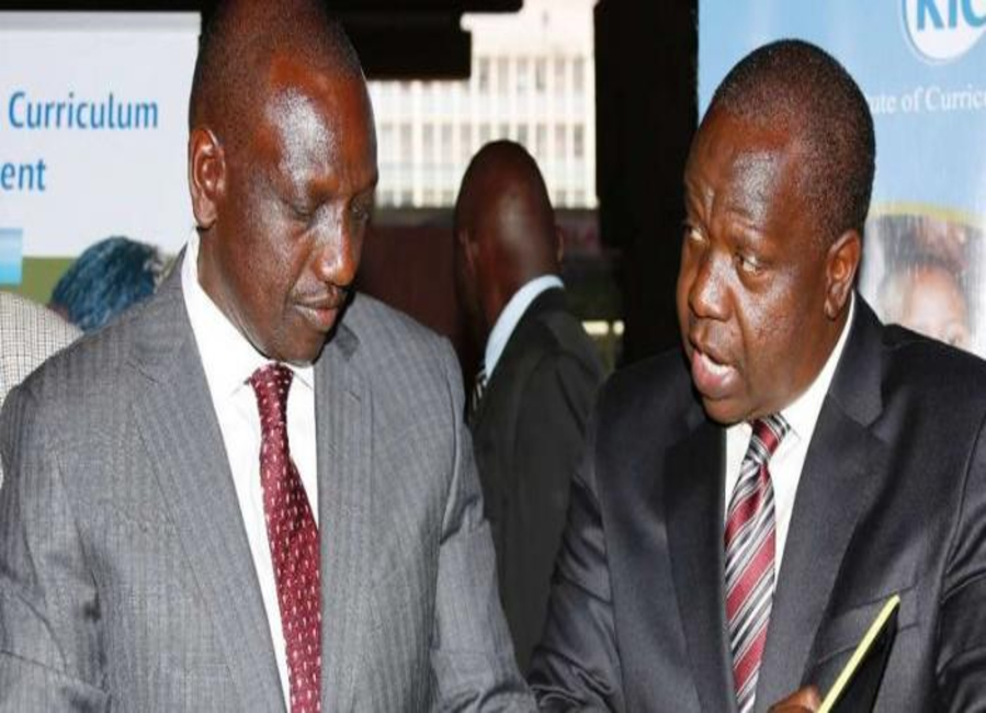 Ruto Says His Life Is In Danger After Matiangi Revealed He Has 257 Guards