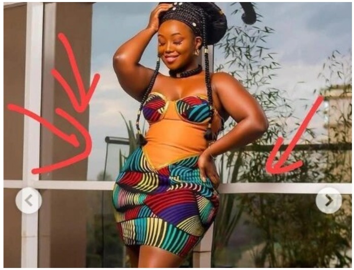 Height Of Desperation... Catherine Kamau Caught Flaunting Edited Curves In Her Latest Photos