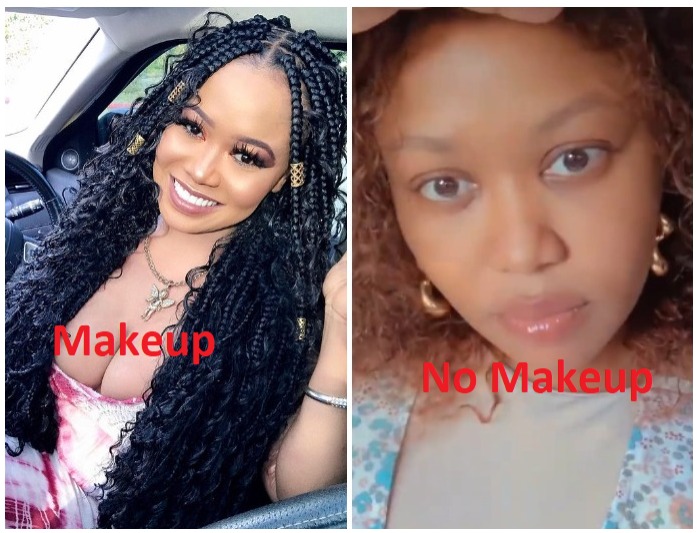 Vera Sidika Looks Like The Bleached Version Of Akothee In Makeup Free Photos