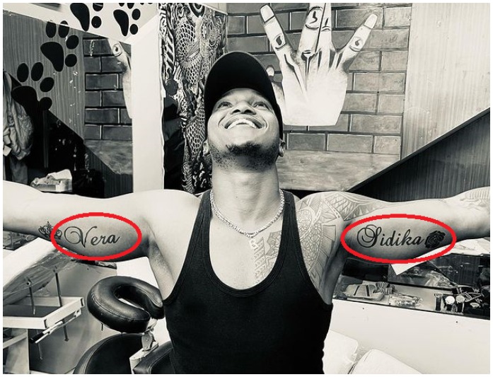 Trouble In Paradise? Brown Mauzo Gets Rid Of Vera Sidika's Name Tattoo On His Arms 