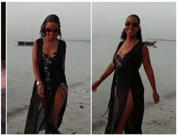 Lillian Nganga Publicly Flaunts Her Baby Bump On A Beach In Mombasa