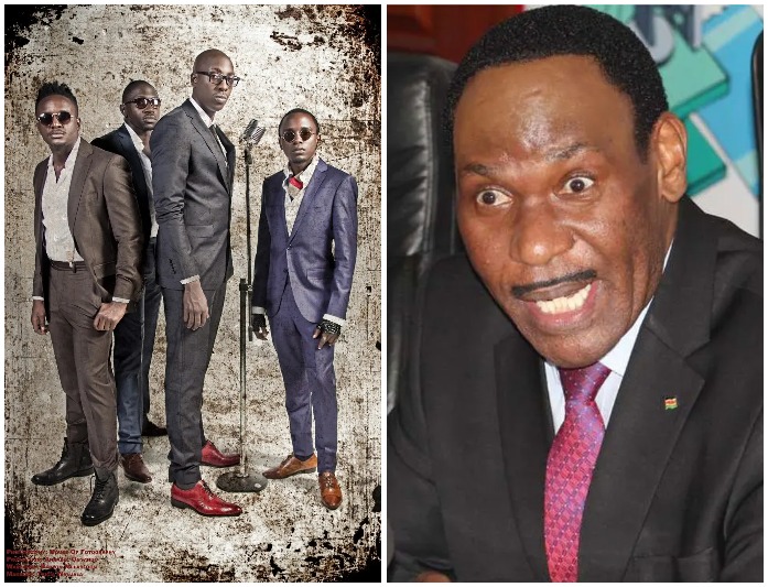 Trouble For Ezekiel Mutua As Sauti Sol Singers Trash His Appointment as MCSK CEO
