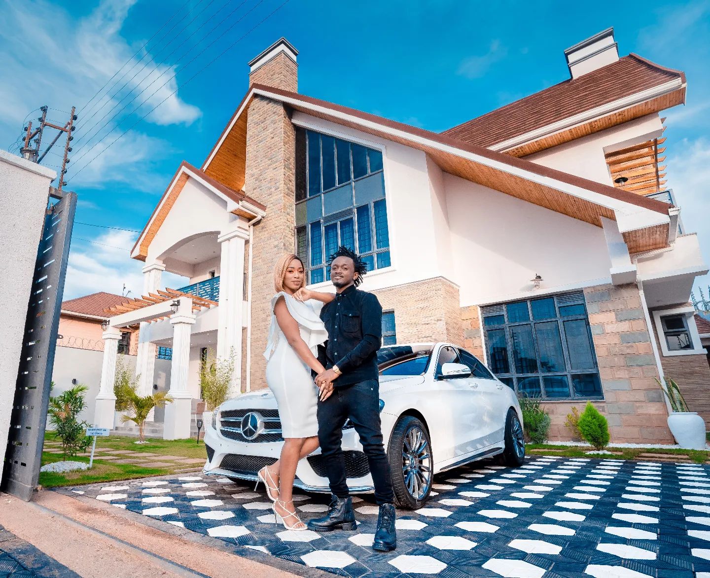 Bahati And Diana Marua Move Into Their Ksh27.5 Million Mansion After Brouhaha Over The House's Ownership
