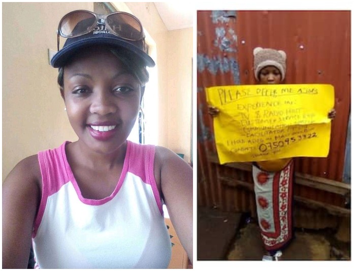 Former TV Presenter Esthermarrie Reduced To Begging Around Muthaiga, Begs Well-wishers For Food, Clothes