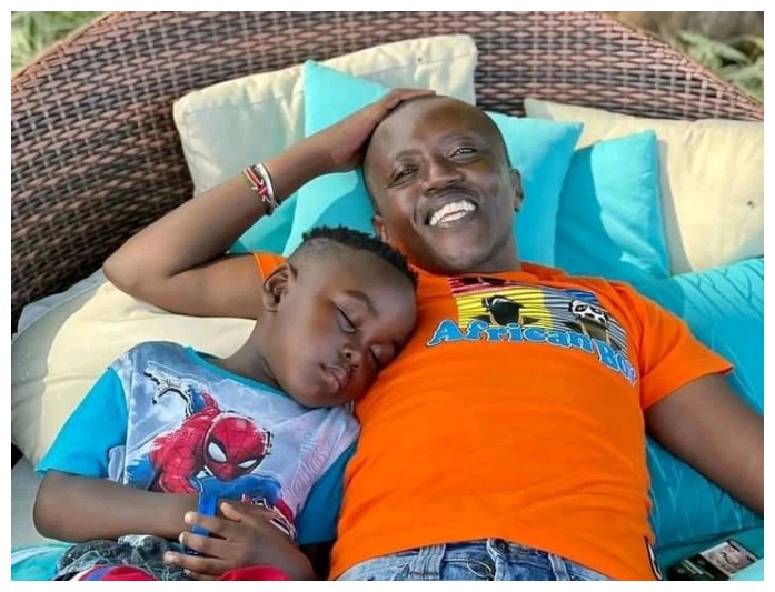 Adorable Photos of Maina Kageni With His 2 Sons 