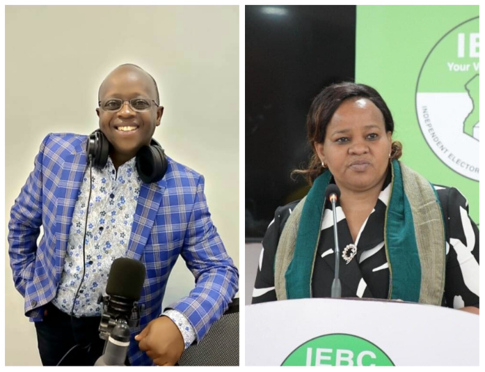 Radio Presenter Njogu Njoroge Pokes Hole In Figures Given By IEBC Vice-Chairperson Juliana Cherera 