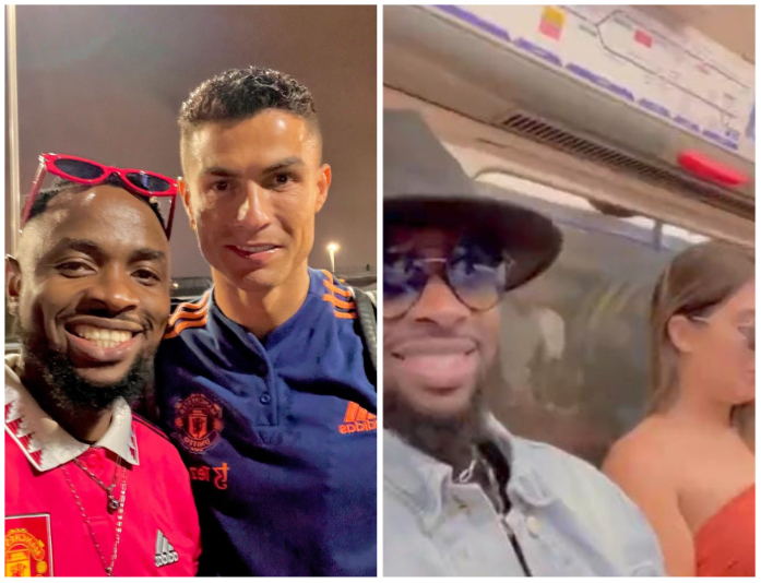 Bongo Singer Ommy Dimpoz Claims He's Dating Ronaldo's Cousin After Rubbing Shoulders With The Football Ace