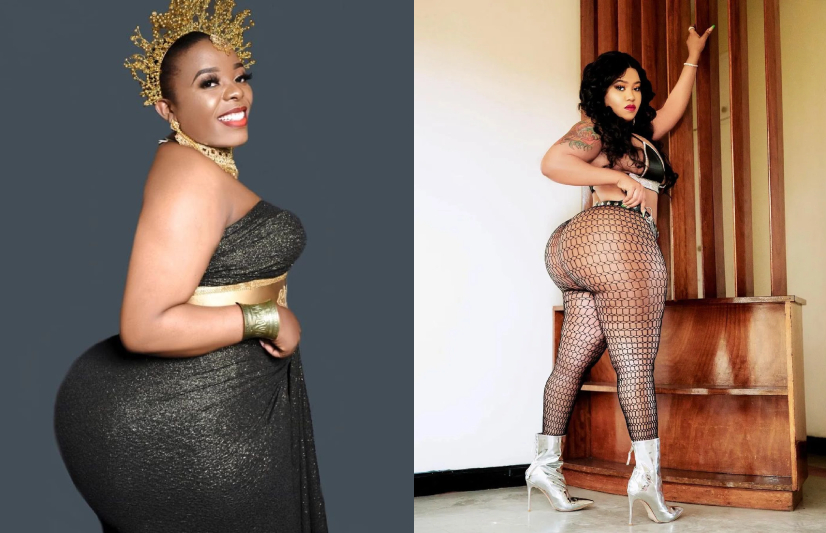 Gospel Singer Justina Syokau Badly Photoshops Herself To Have Bigger Booty Than Vera Sidika