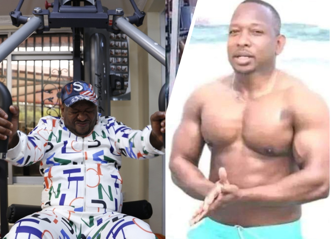 Mike Sonko gym session