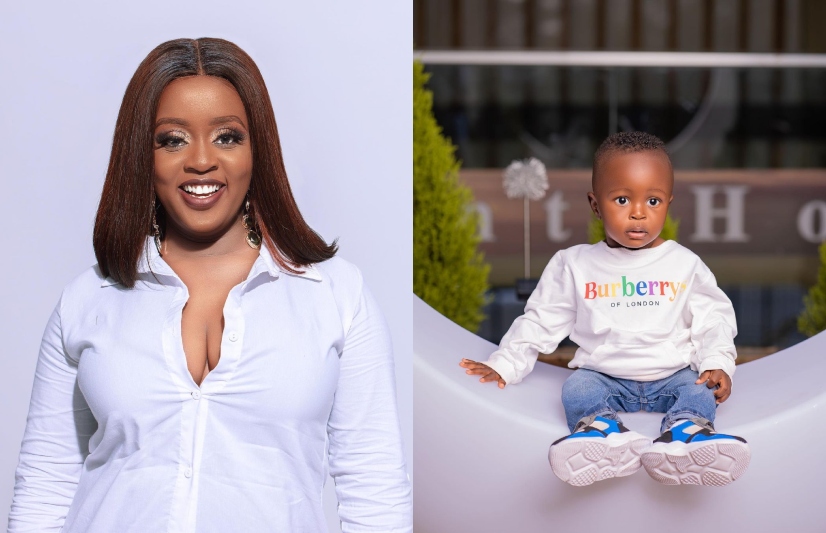 Anafanana na Victor Wanyama! Nadia Mukami Unmasks Her Son's Face For The First Time In Adorable Photos