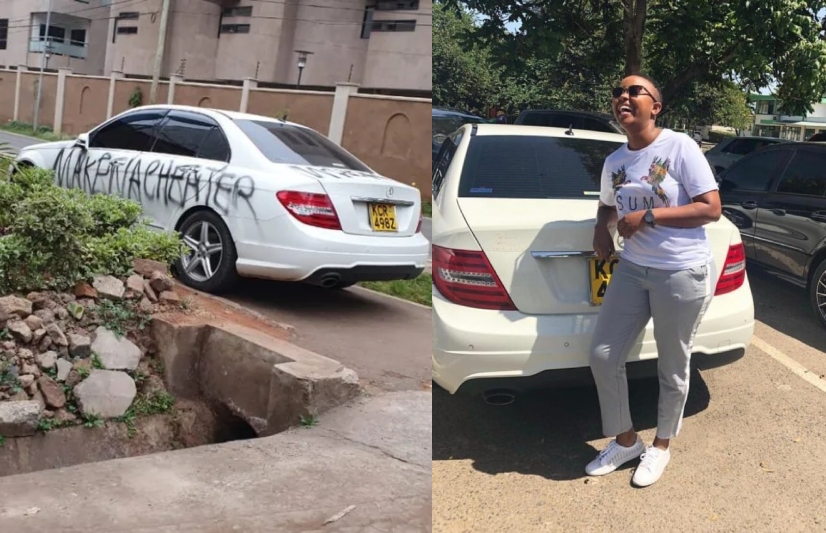 Makena Njeri Recalls Cheating On Her Lesbian Girlfriend Who Vandalized Her Mercedes 