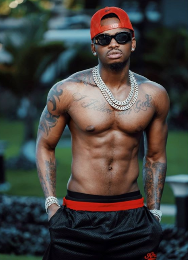 Diamond Platnumz muscular