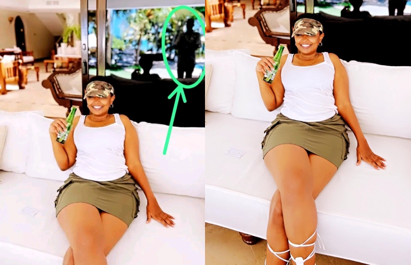 Netizens Notice Samidoh Is The One Taking Raunchy Photos Of Karen Nyamu In Micro Miniskirt 