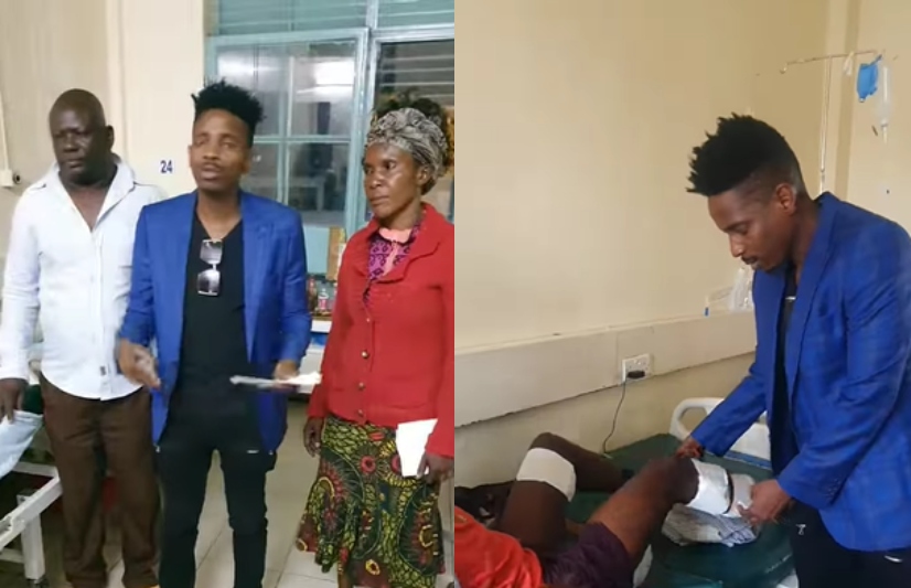 Eric Omondi raises Ksh755,0000 in hours to aid student shot 9 times by police in Kisumu