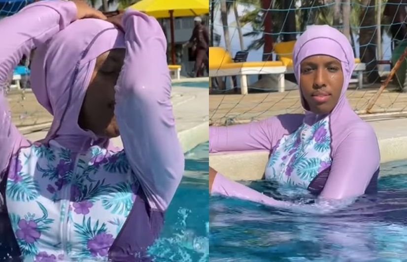 Comedian Nasra Blasted For Refusing To Undress While Going For A Swim 