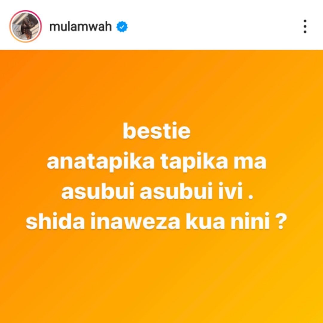 Mulamwah Bestie Ruth K pregnant